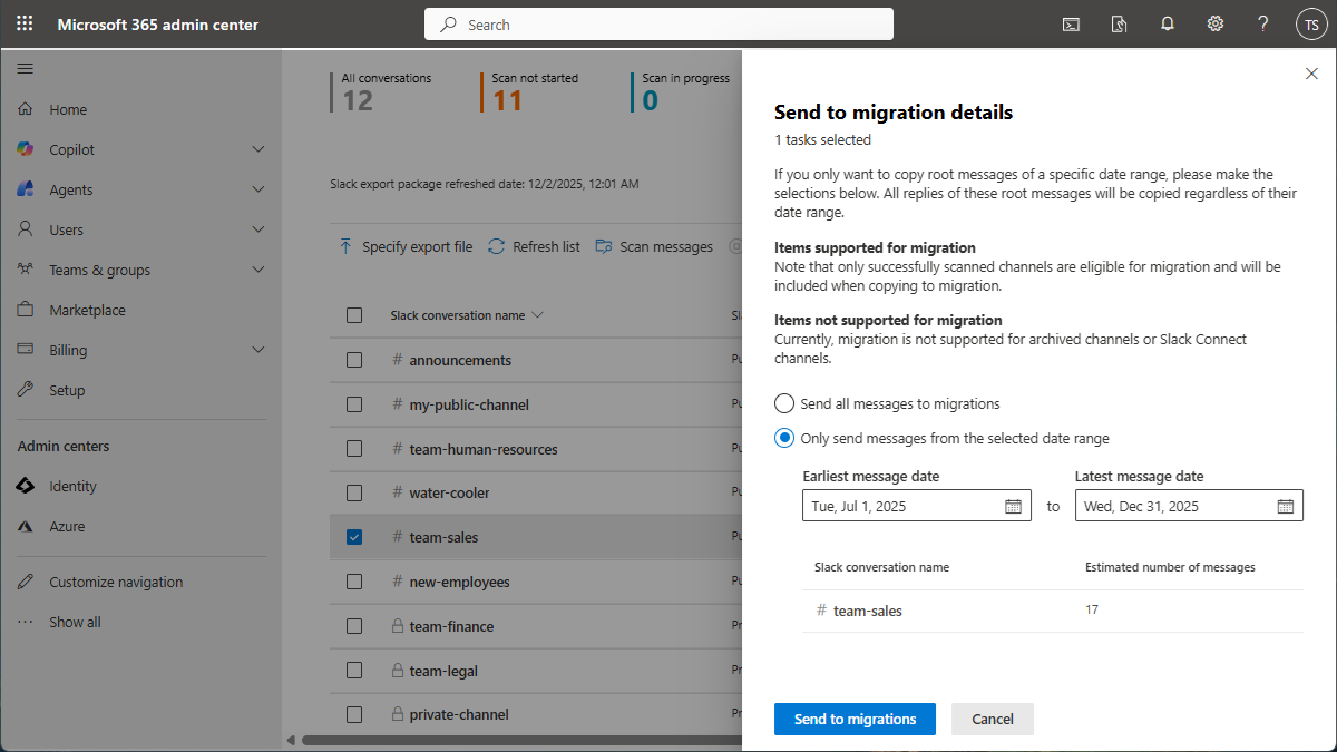 Microsoft launches a first-party Slack to Teams migration tool