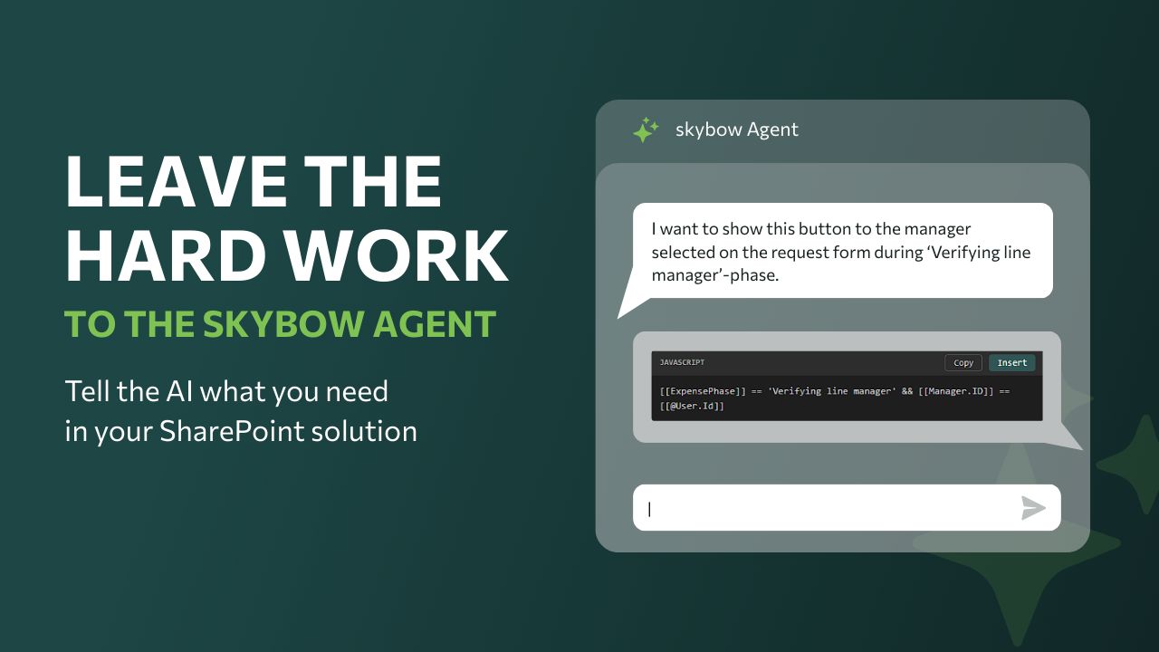 skybow AG: Describe It. AI Builds It. The Future of SharePoint Solution Building Starts Now